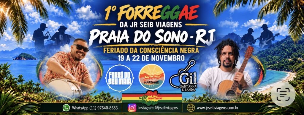 1° FORREGGAE NA PRAIA DO SONO-RJ